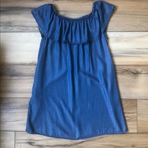 Style & Co Chambray Dress Size Petite Large